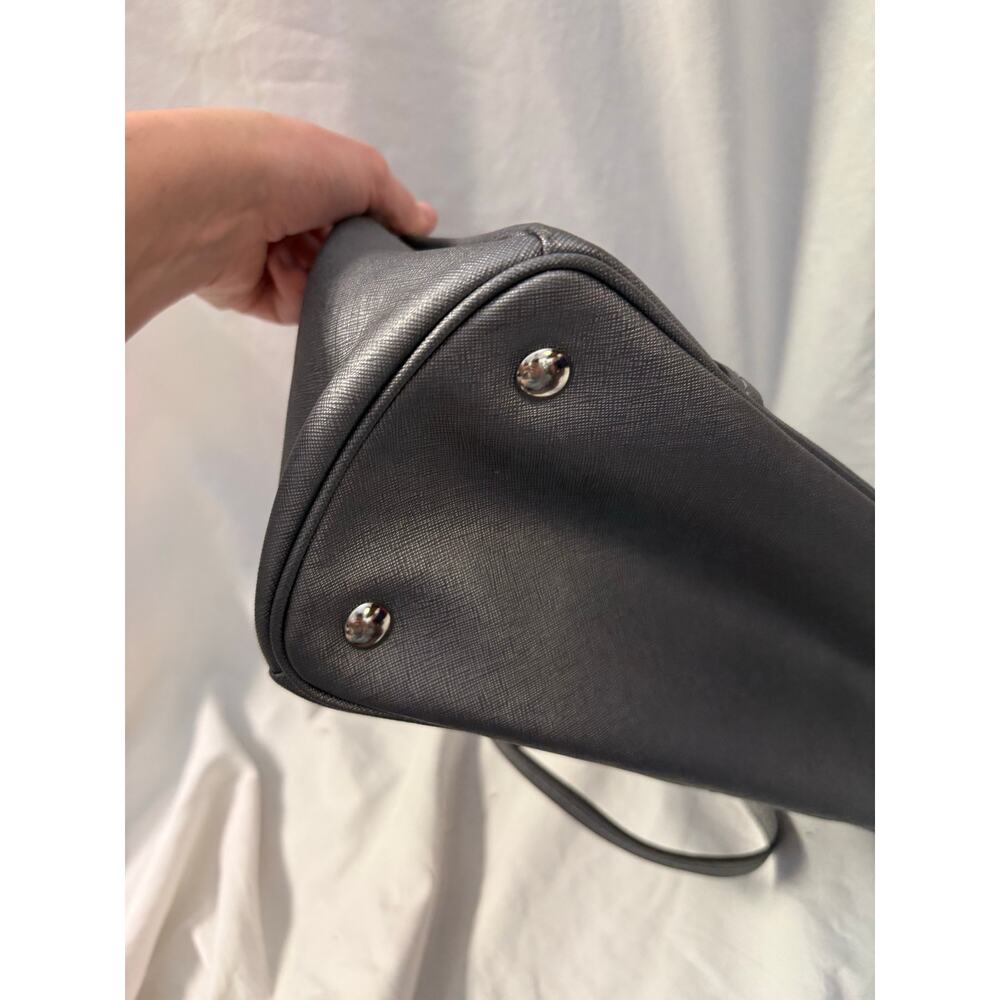 Coach Peyton Jordan Double Zip Carryall Gray Purse GS - Picture 5 of 8
